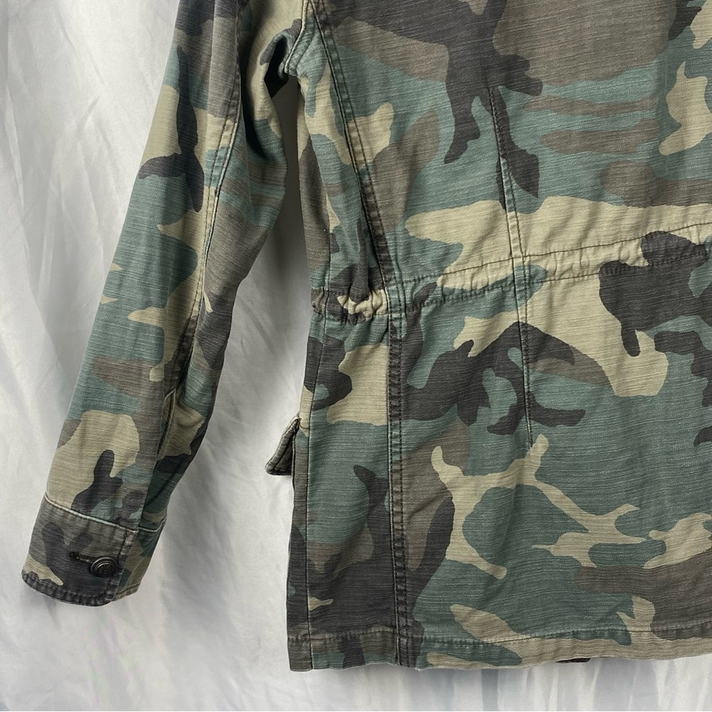 Free People Women’s Camouflage Military Style Utility Jacket Size XS - Picture 14 of 16